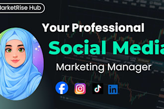 be your social media marketing expert and social media manager