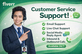 be your customer service support