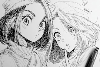 sketch you anime sketch art