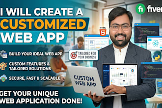 create a customized web app