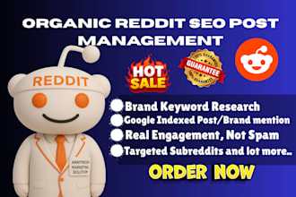 create social media post for brand business website marketing on reddit, insta