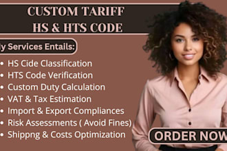 be your expert custom tariff advisor, provide accurate hs code, tariff rate