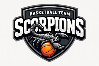 make eye catching scorpions sport logo in my style