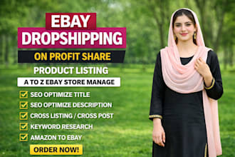 ebay dropshippinng on profit share