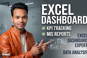 prepare professional mis reports and dashboards in excel