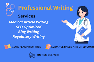 write SEO optimized medical and healthcare articles
