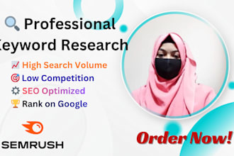 do advanced SEO keyword research and competitor analysis