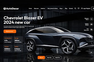 build car dealership website, car dealer, car rental website, automotive website