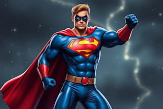 create any super hero you like, or even turn you into one