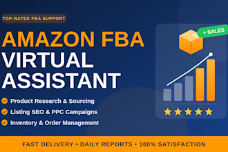 be your amazon virtual assistant amazon fba va