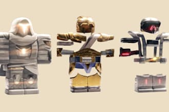 create custom roblox ugc, roblox accessories, roblox outfit, layered clothing