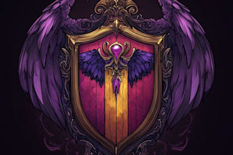 design awesome rpg fantasy or sci fi logo for you
