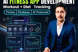 develop ai fitness app with workout and diet tracking