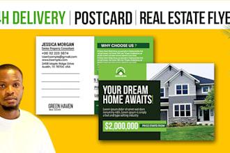 design a business flyer, marketing flyer, brochure or postcard