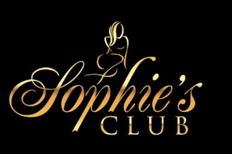 premium nightclub logo design neon, retro, modern styles
