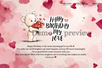 design a personalized love, proposal or apology letter card