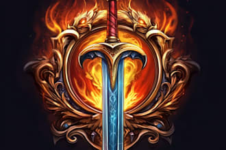 make fantasy game logo