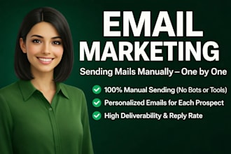 be your manual email sender for cold email marketing campaigns
