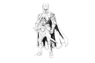 create armor god action figure design