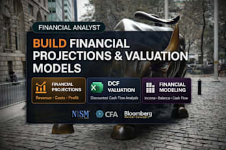create financial projections and valuation models in excel