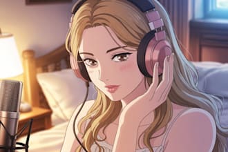 be cute female voice over asmr anime erotic emotion characters nsfw sfw scripts