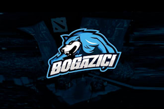 design high resolution e sports team theme logo