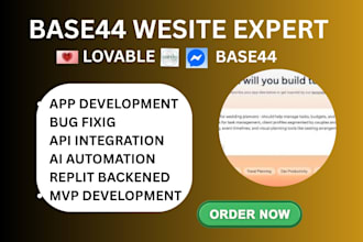 be base44 expert, bug fixing expert, fix lovable, replit, vibe coded apps