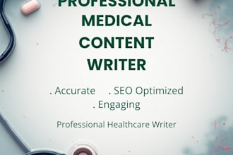write engaging medical, pharmacy and health content
