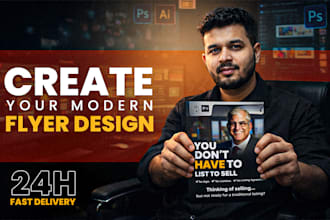 create a modern flyer design that gets attention