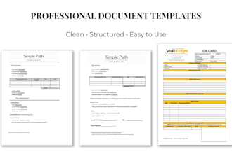 create professional business templates, forms, and documents