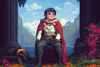 create professional pixel art characters
