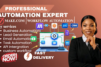 build expert marketing, business automation, ai leads generation, make, n8n vapi