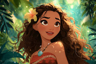 do disney cartoon portrait