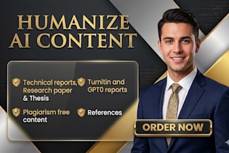 manually rewrite, edit and humanize ai content
