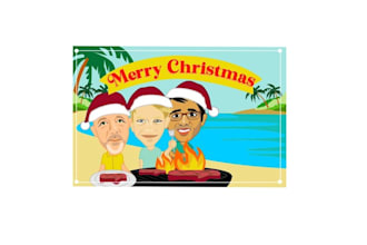 create christmas caricature design
