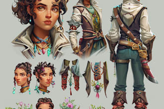 create any kind of illustration and conceptual art for you