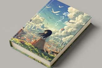 draw a artwork for book cover design