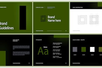 design a brand identity, business logo and full branding kit