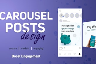 create engaging social media carousel post designs