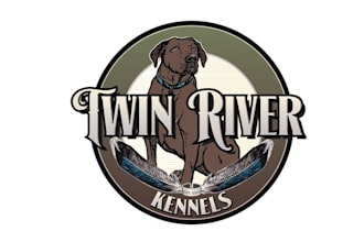 create a standout logo for a dog trainer twin river kennels