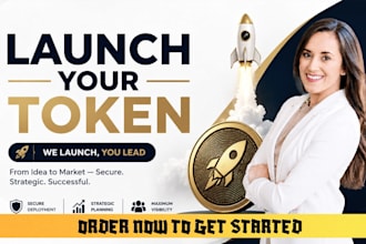 launch your crypto token with smart contract presale and dex listing