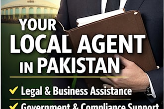 be your local agent consultant and business assistant in pakistan