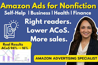 run profitable amazon KDP ads for nonfiction books
