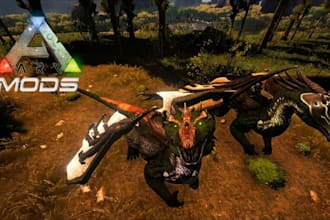 create professional unreal engine 4 and 5 game mods, custom ark mods, gameplay