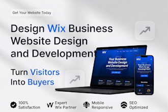 do wix website design, redesign business wix website, website development