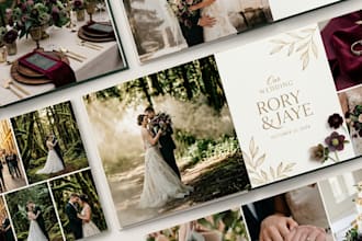 create photobook coffee table book photo album hr handbook wedding album design