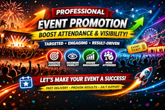 create and promote eventbrite organically, event promotion