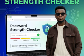 design a responsive password strength validation form