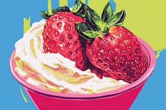 food pop art of your food pop art