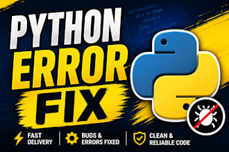 fix python selenium, pandas, or automation script errors fast